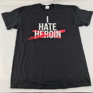 I Hate Heroin T-shirt’s by Michael’s HOPE